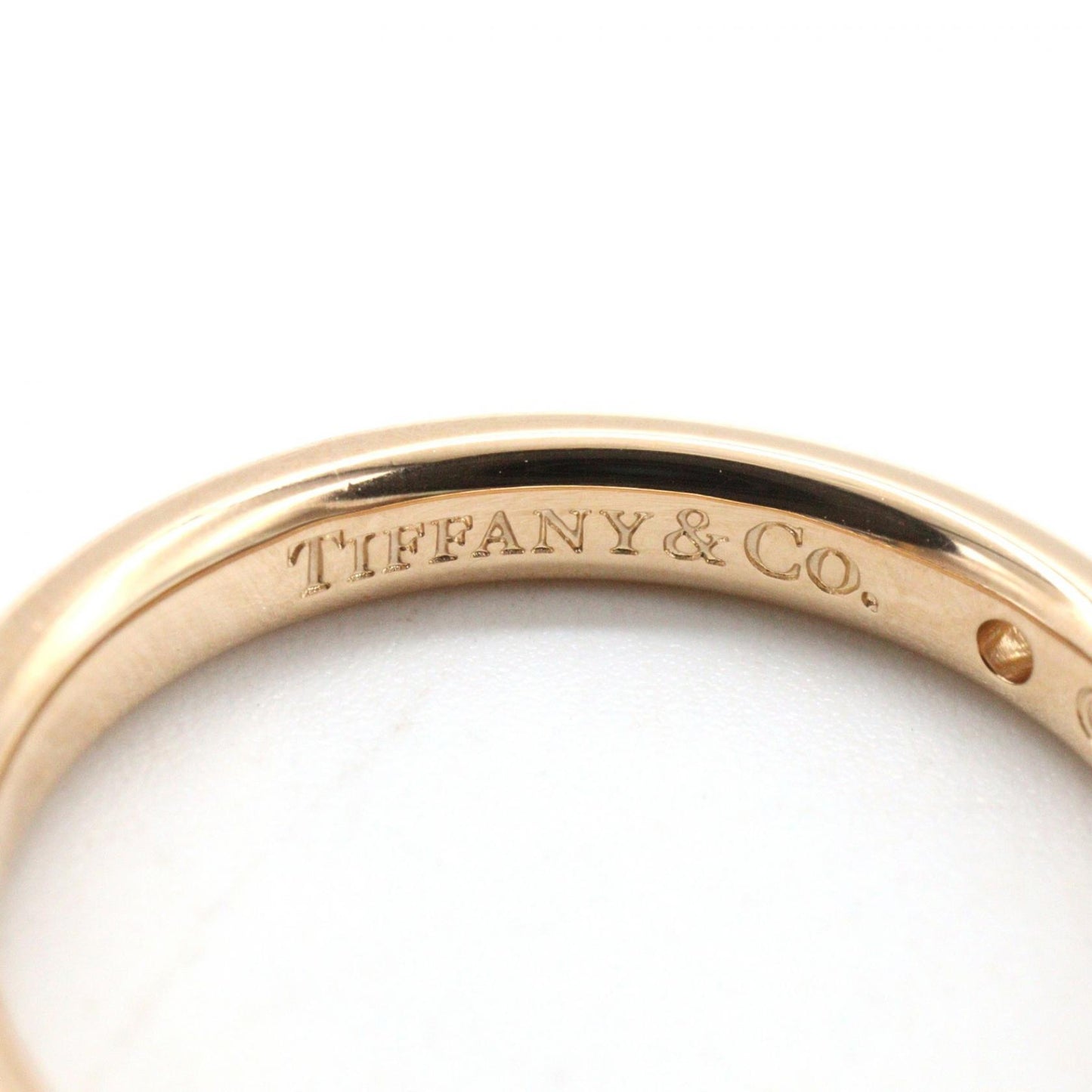 バンド リング 1PD リング 指輪 K18PG ダイヤモンド ピンクゴールド クリア ティファニー アクセサリー TIFFANY & Co.