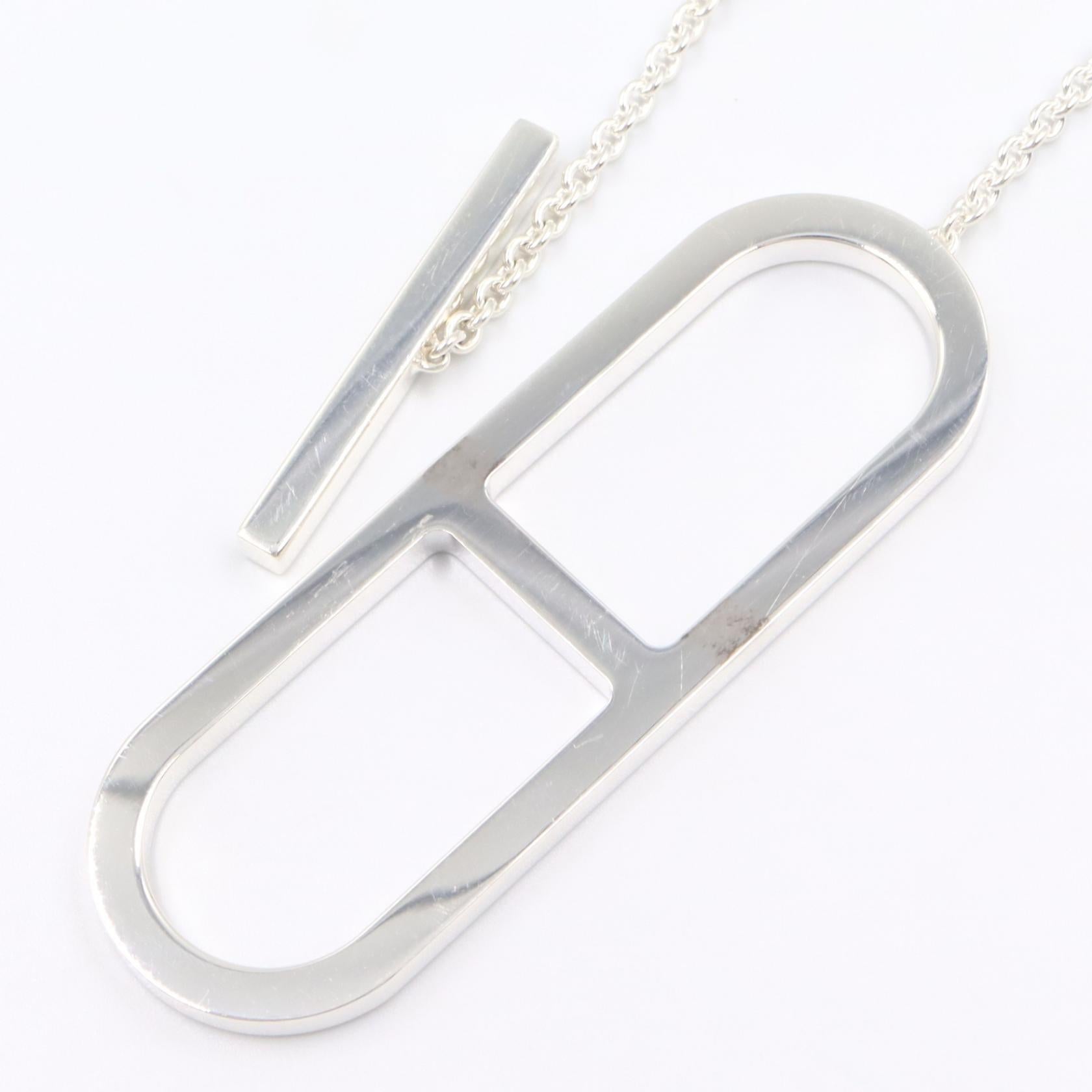 エバー シェーヌダンクル ロング ネックレス ネックレス SV925 シルバー エルメス アクセサリー HERMES