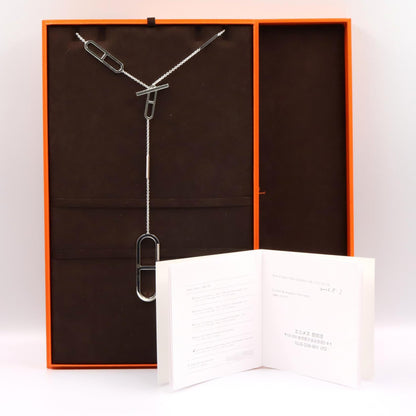 エバー シェーヌダンクル ロング ネックレス ネックレス SV925 シルバー エルメス アクセサリー HERMES