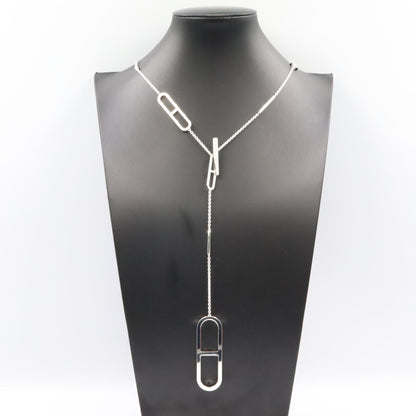 エバー シェーヌダンクル ロング ネックレス ネックレス SV925 シルバー エルメス アクセサリー HERMES