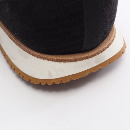 ジェット ローカットスニーカー レザー スエード ブラック エルメス シューズ HERMES