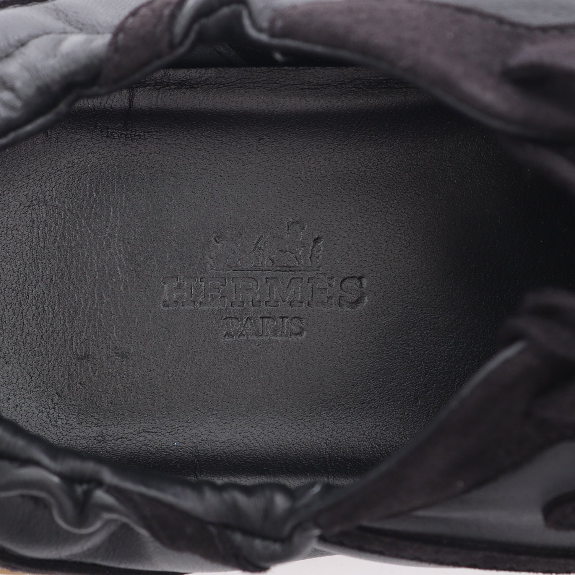 ジェット ローカットスニーカー レザー スエード ブラック エルメス シューズ HERMES