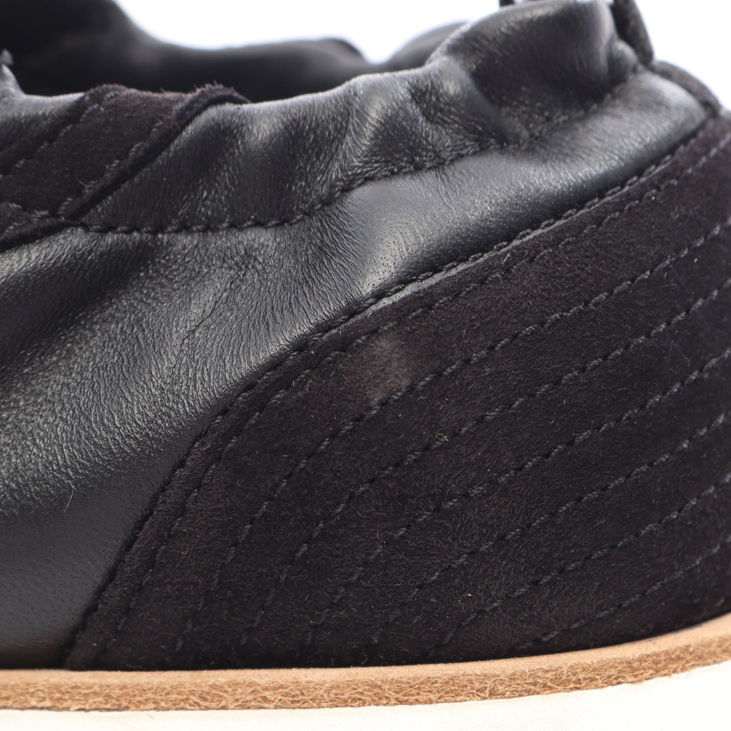 ジェット ローカットスニーカー レザー スエード ブラック エルメス シューズ HERMES