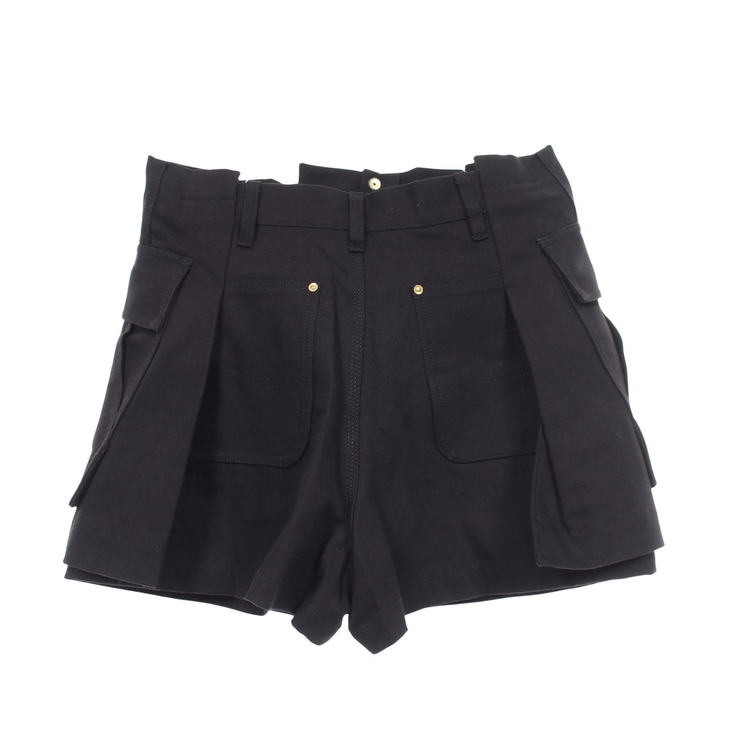 sacai × Carhartt WIP レイヤード ダックショーツ パンツ コットン ブラック サカイ