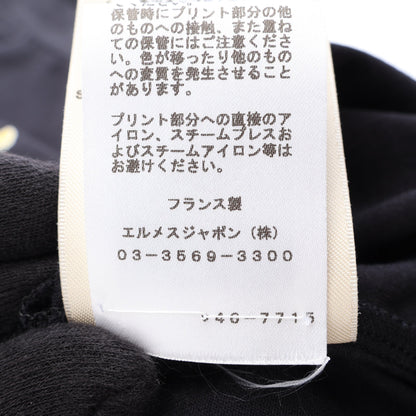 カルトゥッシュ デッラ カヴァッレリア Tシャツ コットン ブラック エルメス