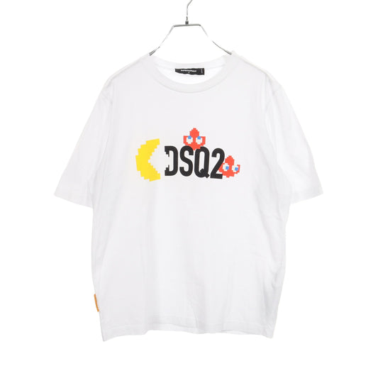 DSQUARED2 × Pac-Man 半袖Tシャツ コットン ホワイト ディースクエアード