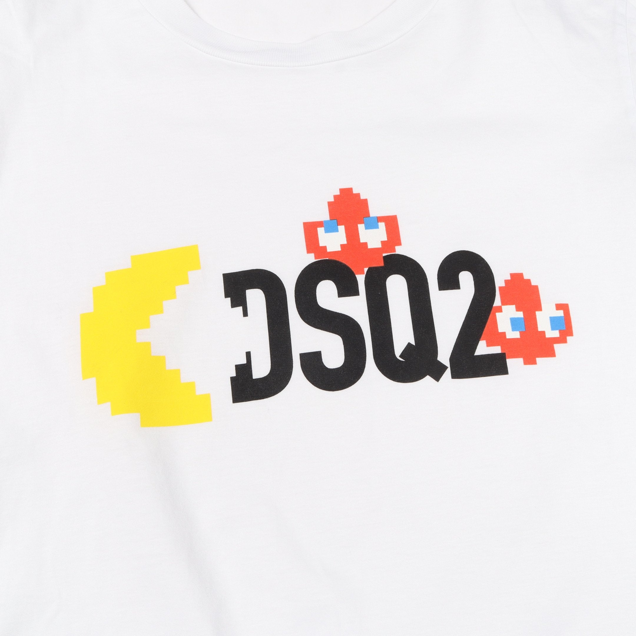 DSQUARED2 × Pac-Man 半袖Tシャツ コットン ホワイト ディースクエアー