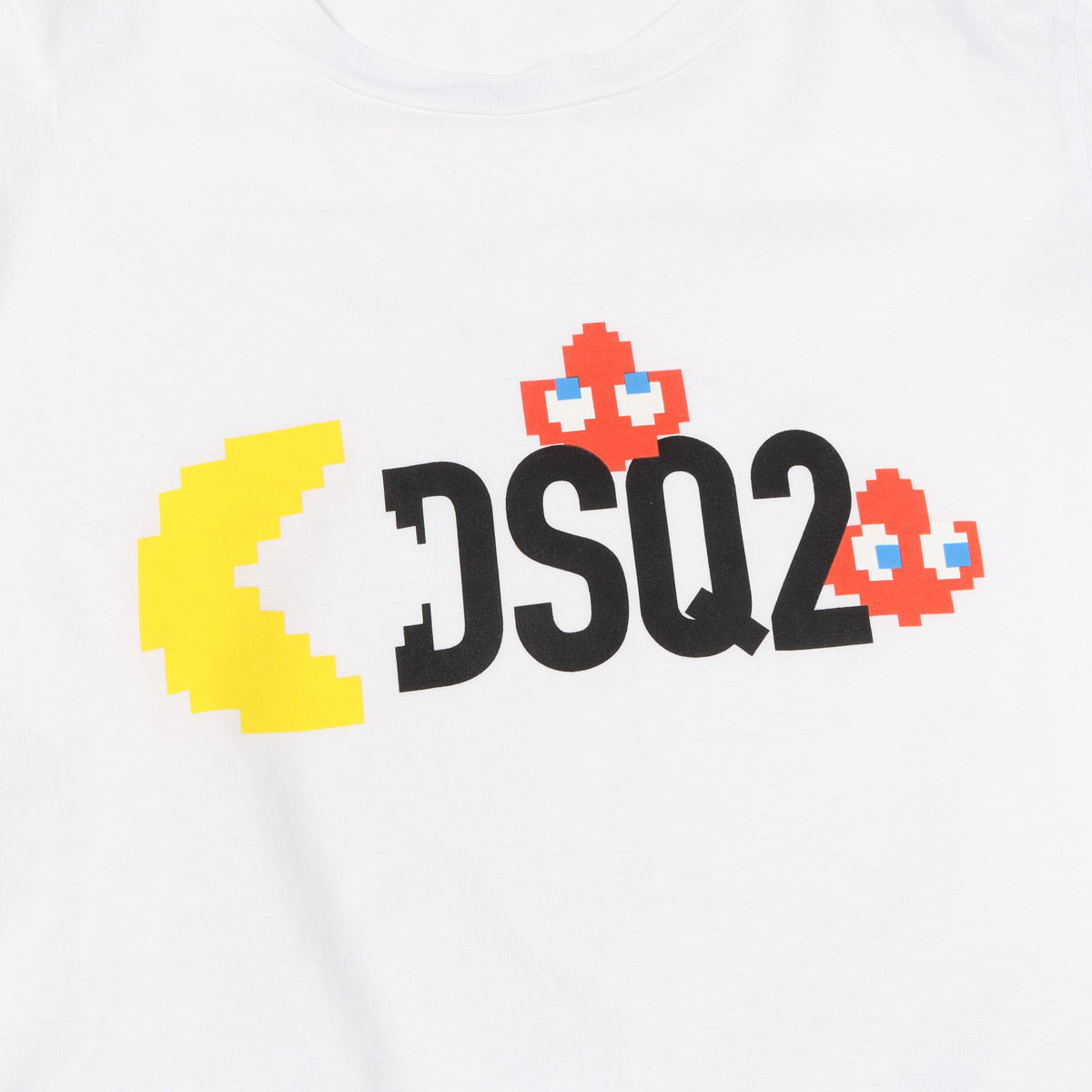 DSQUARED2 × Pac-Man 半袖Tシャツ コットン ホワイト ディースクエアード