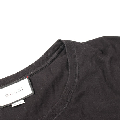 ロゴプリント 半袖Tシャツ コットン ブラック グッチ
