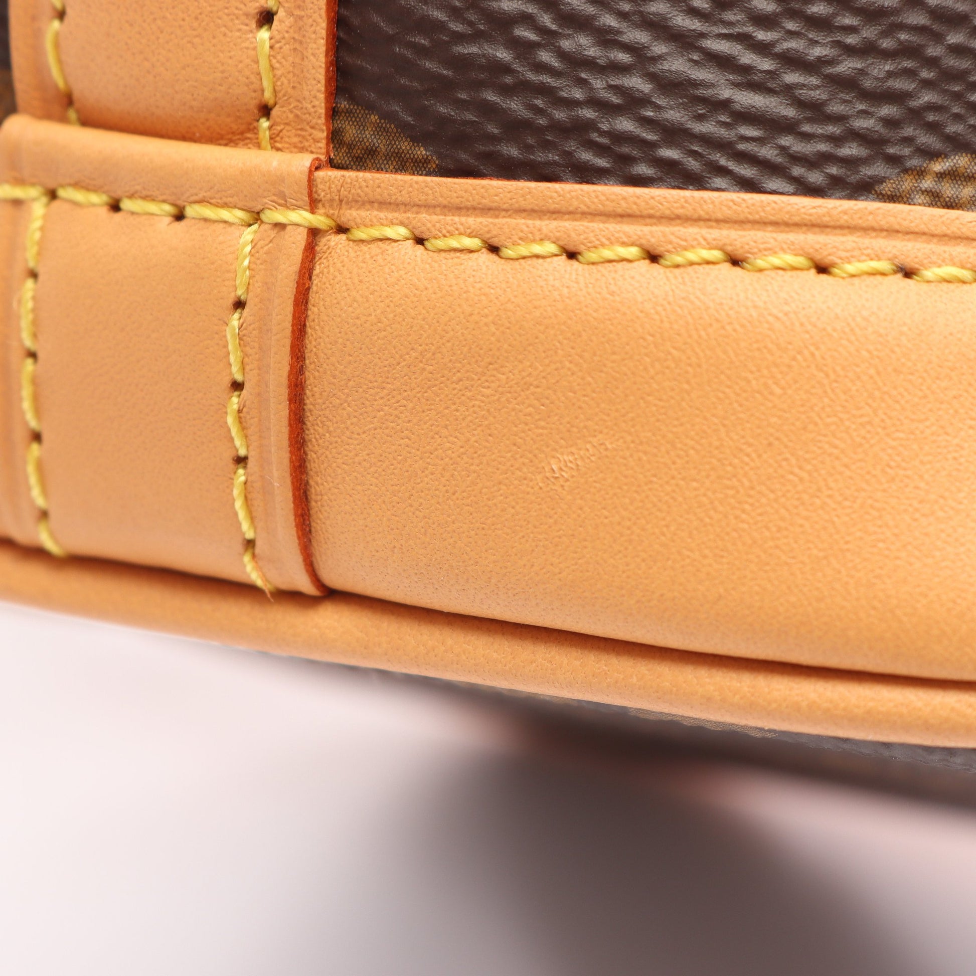 ナノ ノエ モノグラム 2WAY ハンドバッグ PVC レザー ブラウン ルイヴィトン バッグ LOUIS VUITTON