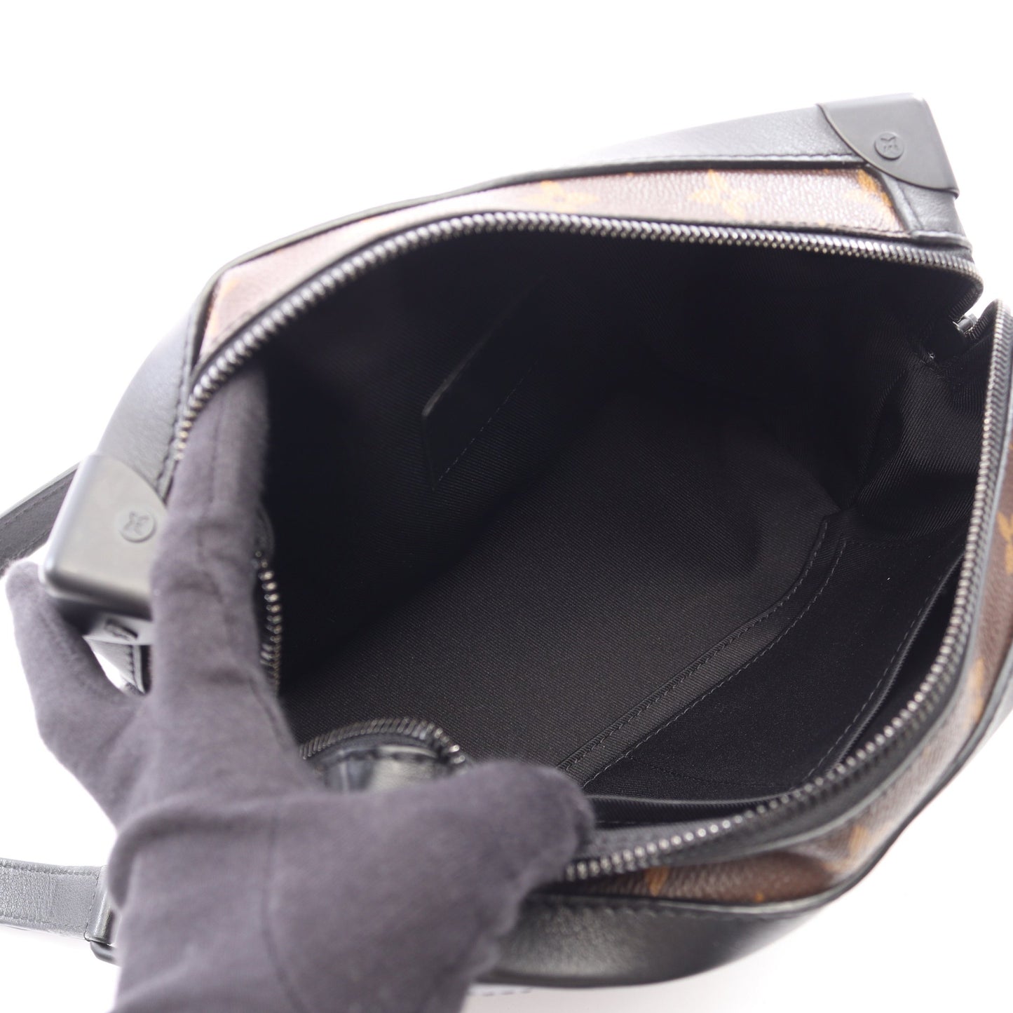 ソフトトランク モノグラムソーラーレイ ショルダーバッグ PVC レザー ブラウン ルイヴィトン バッグ LOUIS VUITTON