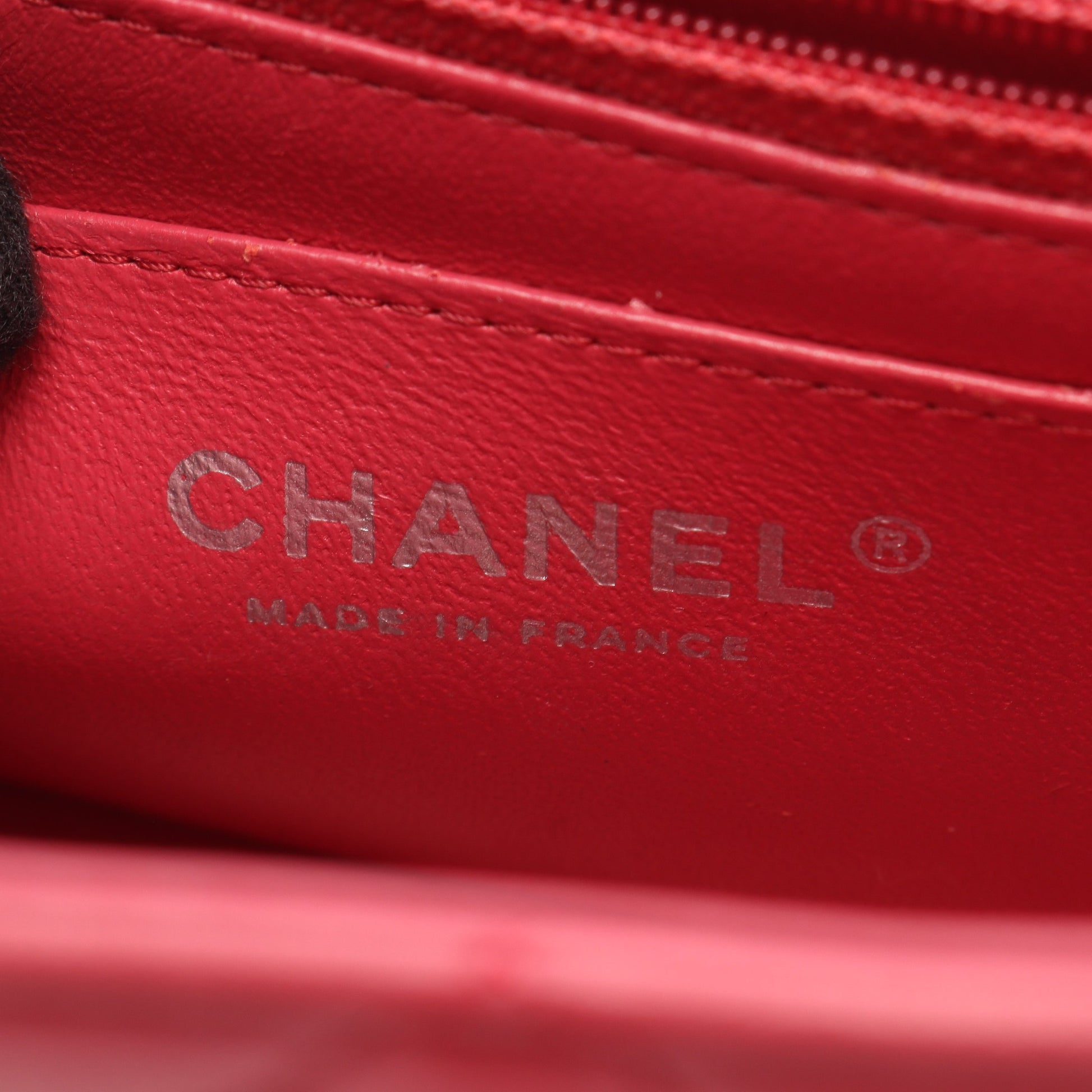 ミニマトラッセ チェーンショルダーバッグ ラムスキン ピンク シルバー金具 シャネル バッグ CHANEL