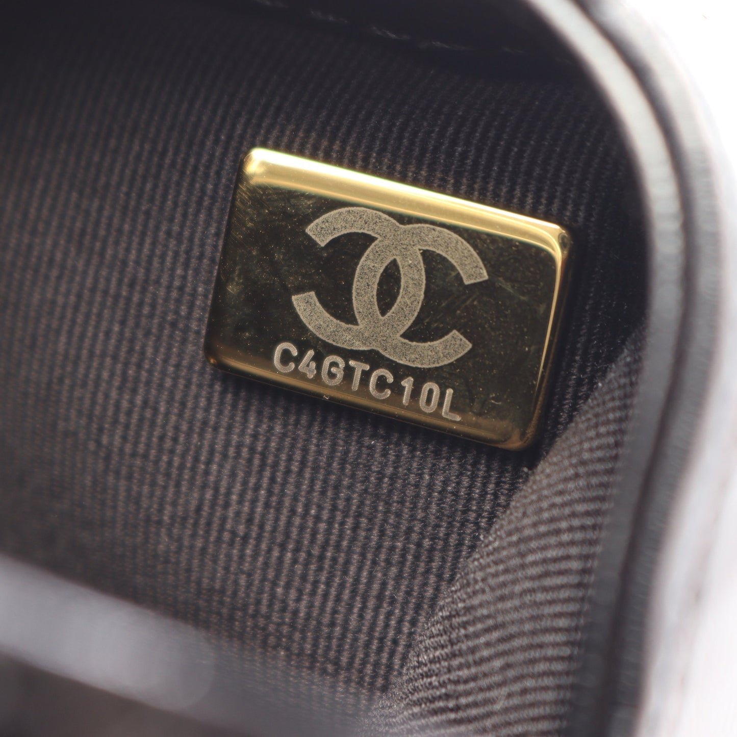 マトラッセ トップハンドル 2WAY チェーンショルダーバッグ レザー ブラック ゴールド金具 シャネル バッグ CHANEL