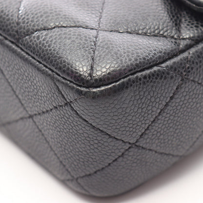 マトラッセ クラシック チェーンショルダーバッグ キャビアスキン ブラック ゴールド金具 シャネル バッグ CHANEL