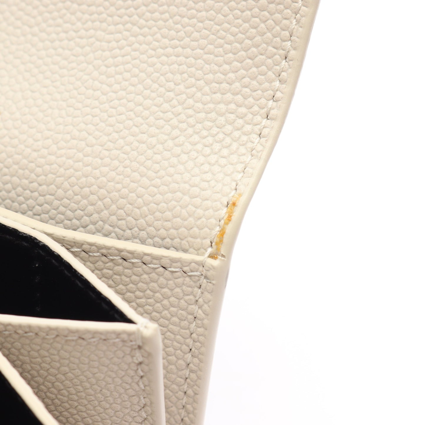 アップタウン カードケース レザー オフホワイト サンローランパリ 財布・小物 SAINT LAURENT PARIS