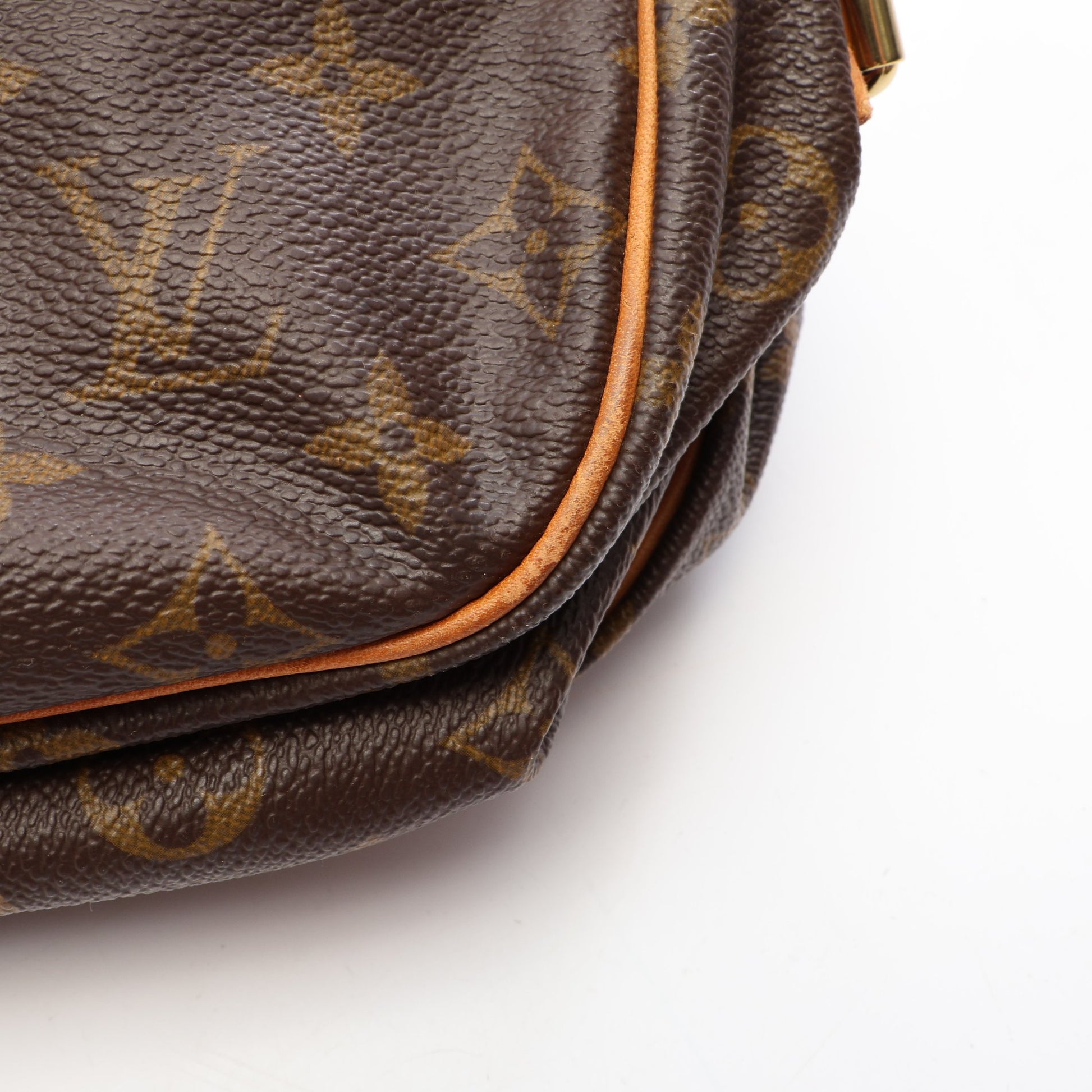 ソミュール35 モノグラム ショルダーバッグ PVC レザー ブラウン ルイヴィトン バッグ LOUIS VUITTON