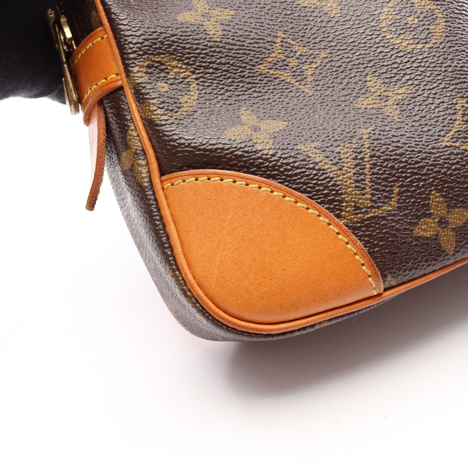 マルリードラゴンヌ モノグラム クラッチバッグ セカンドバッグ PVC レザー ブラウン ルイヴィトン バッグ LOUIS VUITTON