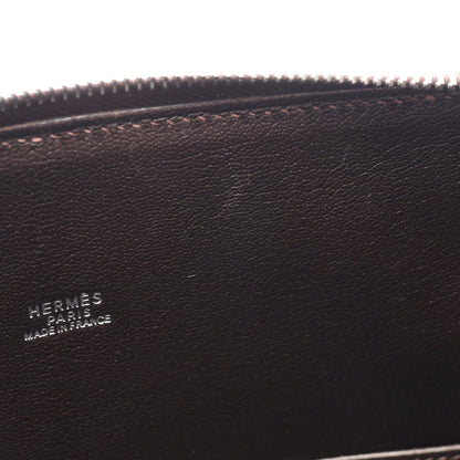 エスカパーダ エベンヌ ハンドバッグ トゴ ダークブラウン シルバー金具 □G刻印 エルメス バッグ HERMES
