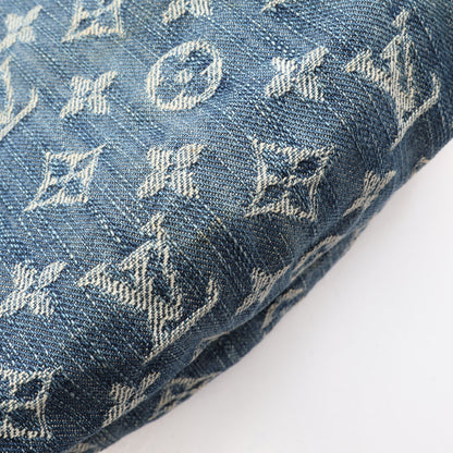 バギーPM モノグラムデニム ショルダーバッグ デニム レザー ブルー ルイヴィトン バッグ LOUIS VUITTON