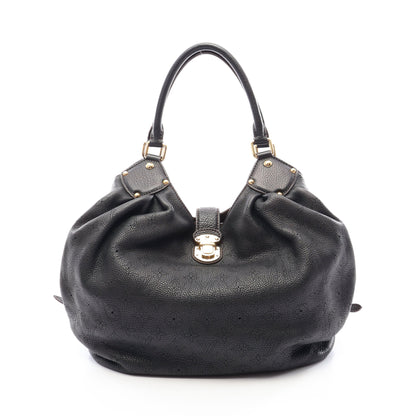 マヒナL マヒナ ノワール ショルダーバッグ レザー ブラック ルイヴィトン バッグ LOUIS VUITTON