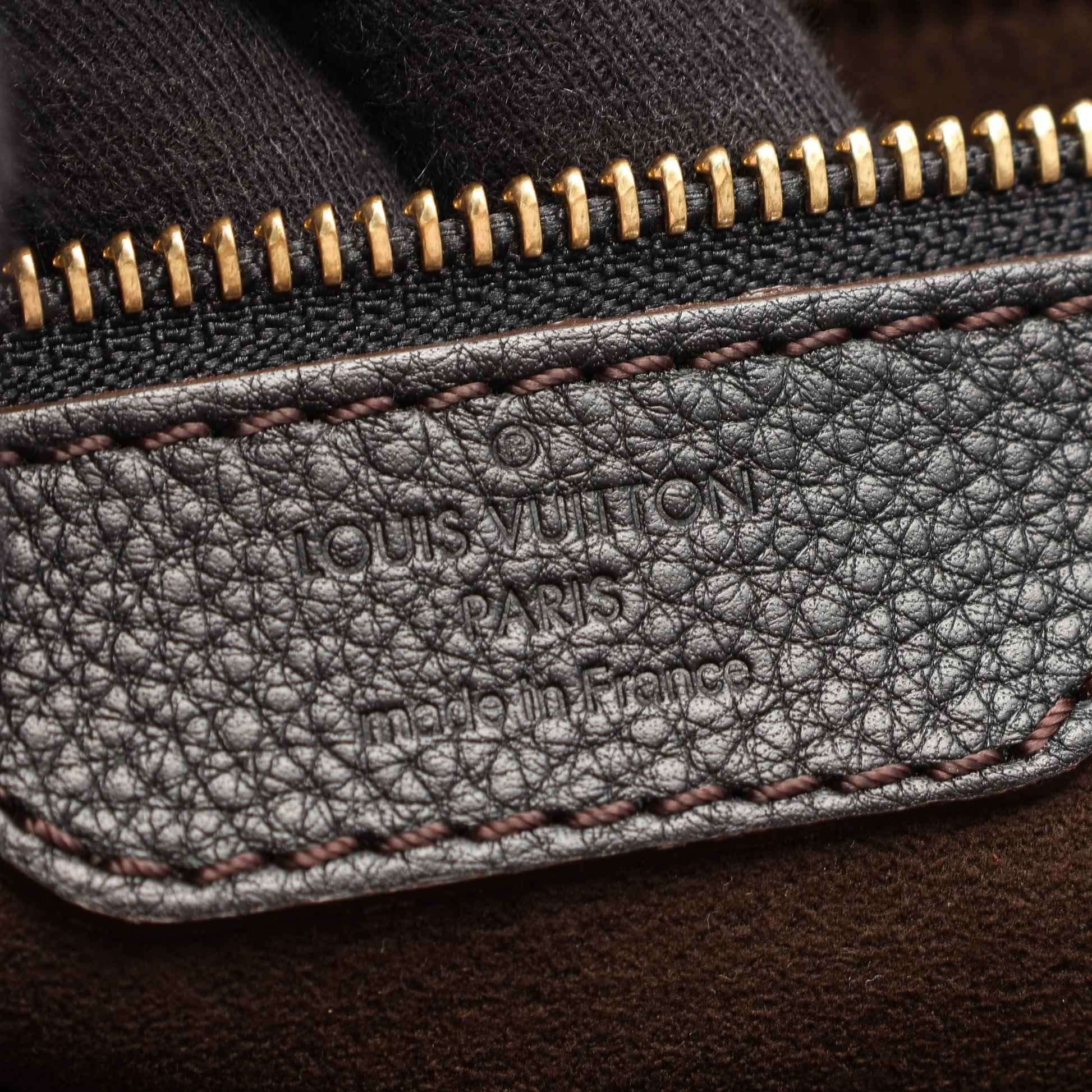 マヒナL マヒナ ノワール ショルダーバッグ レザー ブラック ルイヴィトン バッグ LOUIS VUITTON