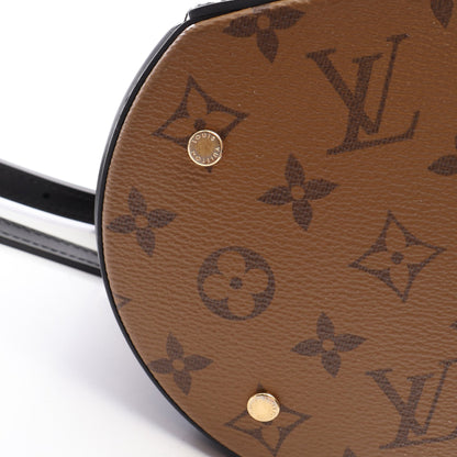 カンヌ モノグラムリバース 2WAY ハンドバッグ バニティバッグ PVC レザー ブラウン ブラック ルイヴィトン バッグ LOUIS VUITTON