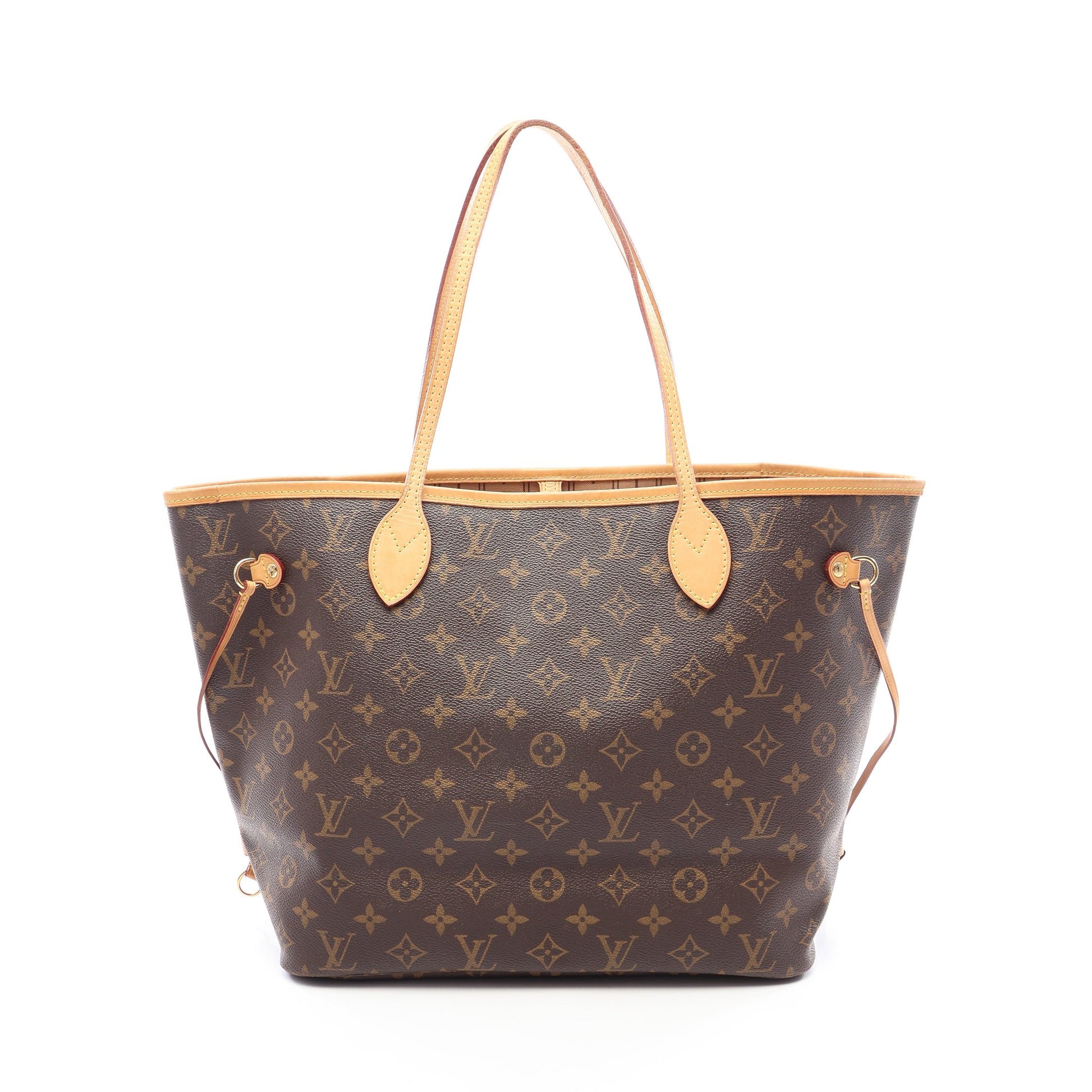 ネヴァーフルMM モノグラム ショルダーバッグ トートバッグ PVC レザー ブラウン ルイヴィトン バッグ LOUIS VUITTON