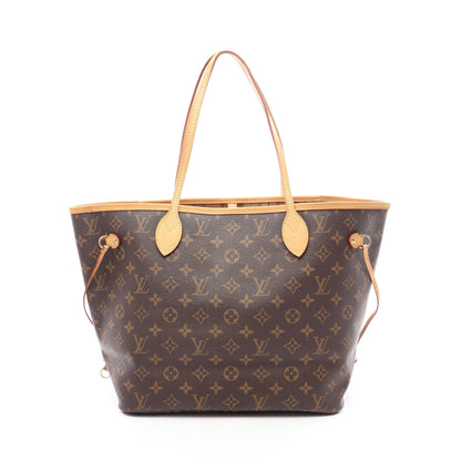 ネヴァーフルMM モノグラム ショルダーバッグ トートバッグ PVC レザー ブラウン ルイヴィトン バッグ LOUIS VUITTON