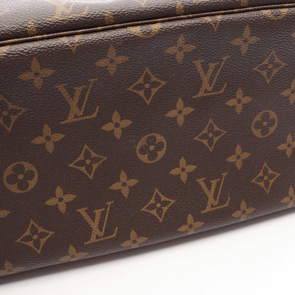 ネヴァーフルMM モノグラム ショルダーバッグ トートバッグ PVC レザー ブラウン ルイヴィトン バッグ LOUIS VUITTON