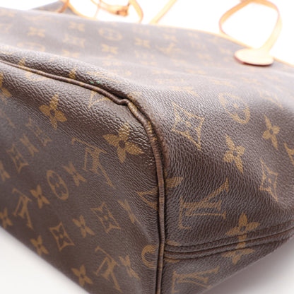 ネヴァーフルMM モノグラム ショルダーバッグ トートバッグ PVC レザー ブラウン ルイヴィトン バッグ LOUIS VUITTON