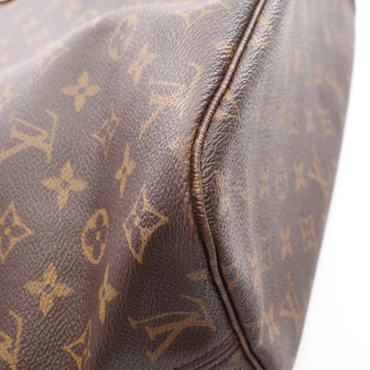 ネヴァーフルMM モノグラム ショルダーバッグ トートバッグ PVC レザー ブラウン ルイヴィトン バッグ LOUIS VUITTON