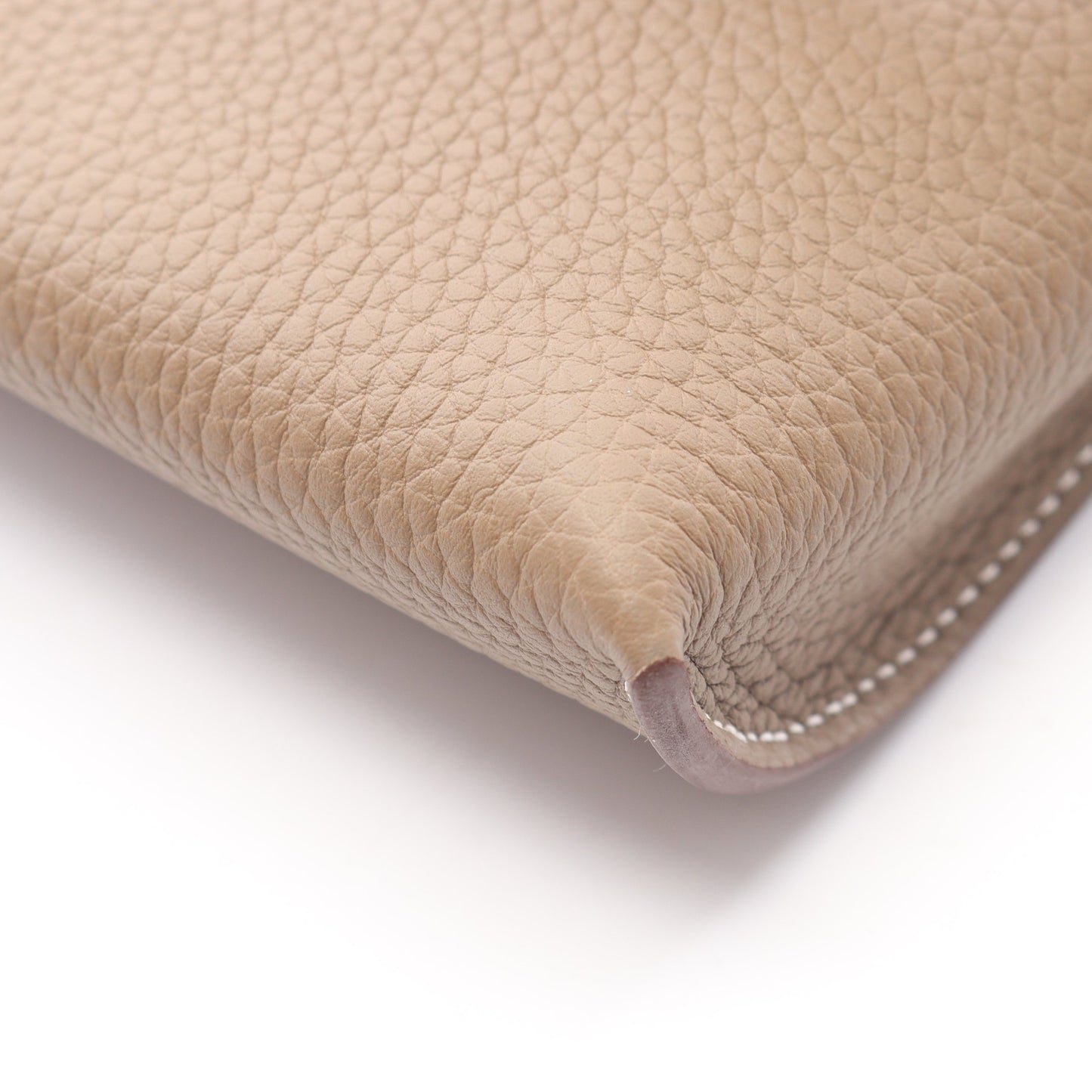 ヴィド ポッシュ エトゥープ ショルダーバッグ トゴ グレーブラウン シルバー金具 G刻印 エルメス バッグ HERMES