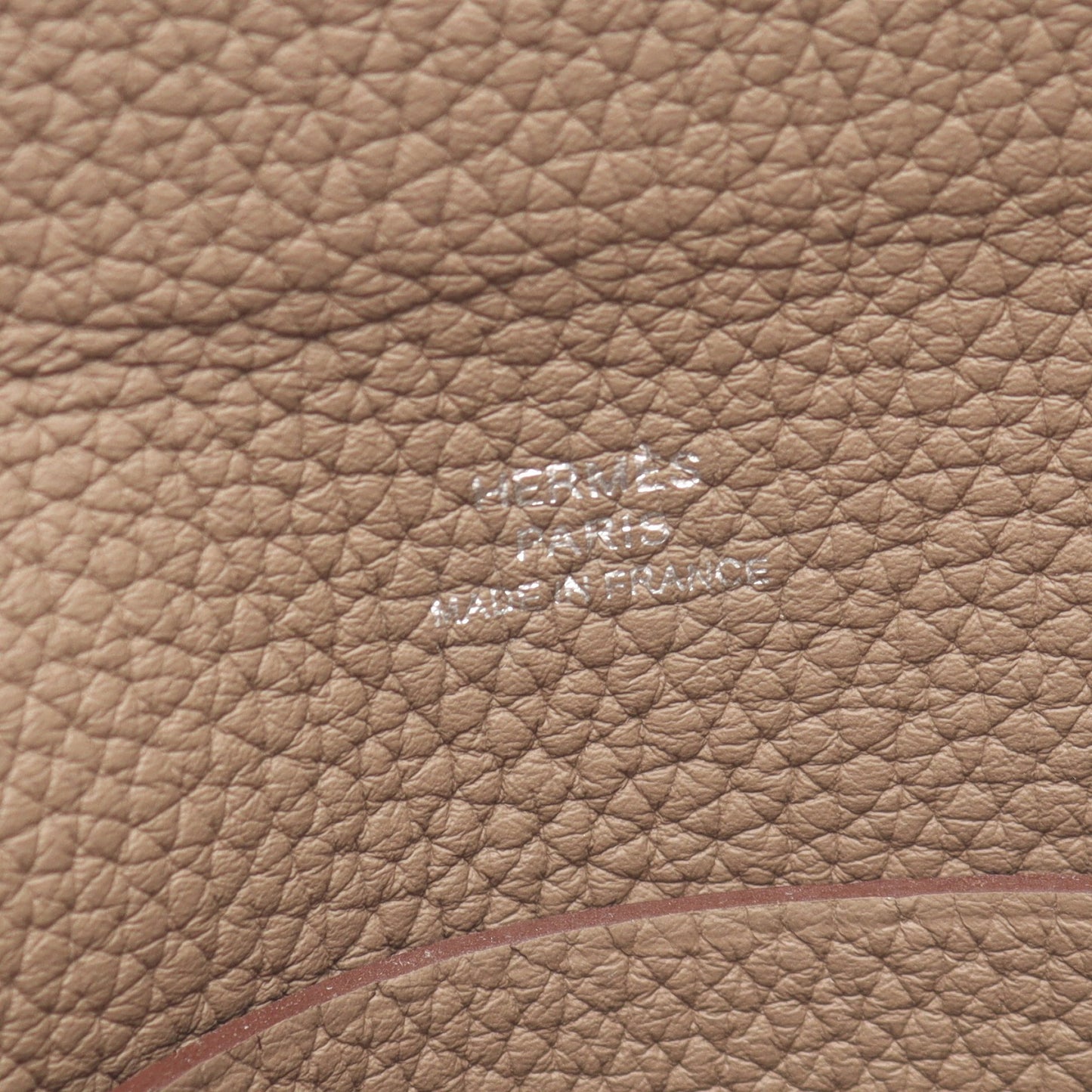 ヴィド ポッシュ エトゥープ ショルダーバッグ トゴ グレーブラウン シルバー金具 G刻印 エルメス バッグ HERMES