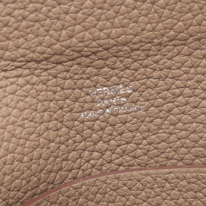ヴィド ポッシュ エトゥープ ショルダーバッグ トゴ グレーブラウン シルバー金具 G刻印 エルメス バッグ HERMES