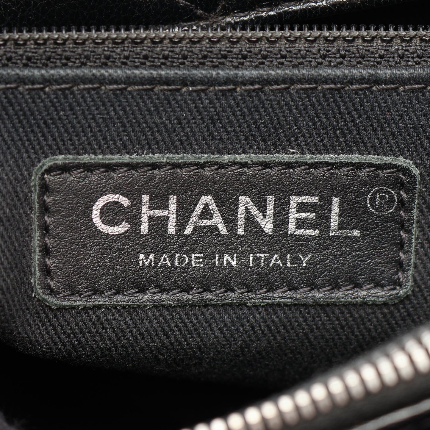 マトラッセ チェーンショルダーバッグ チェーントートバッグ レザー ブラック シルバー金具 シャネル バッグ CHANEL