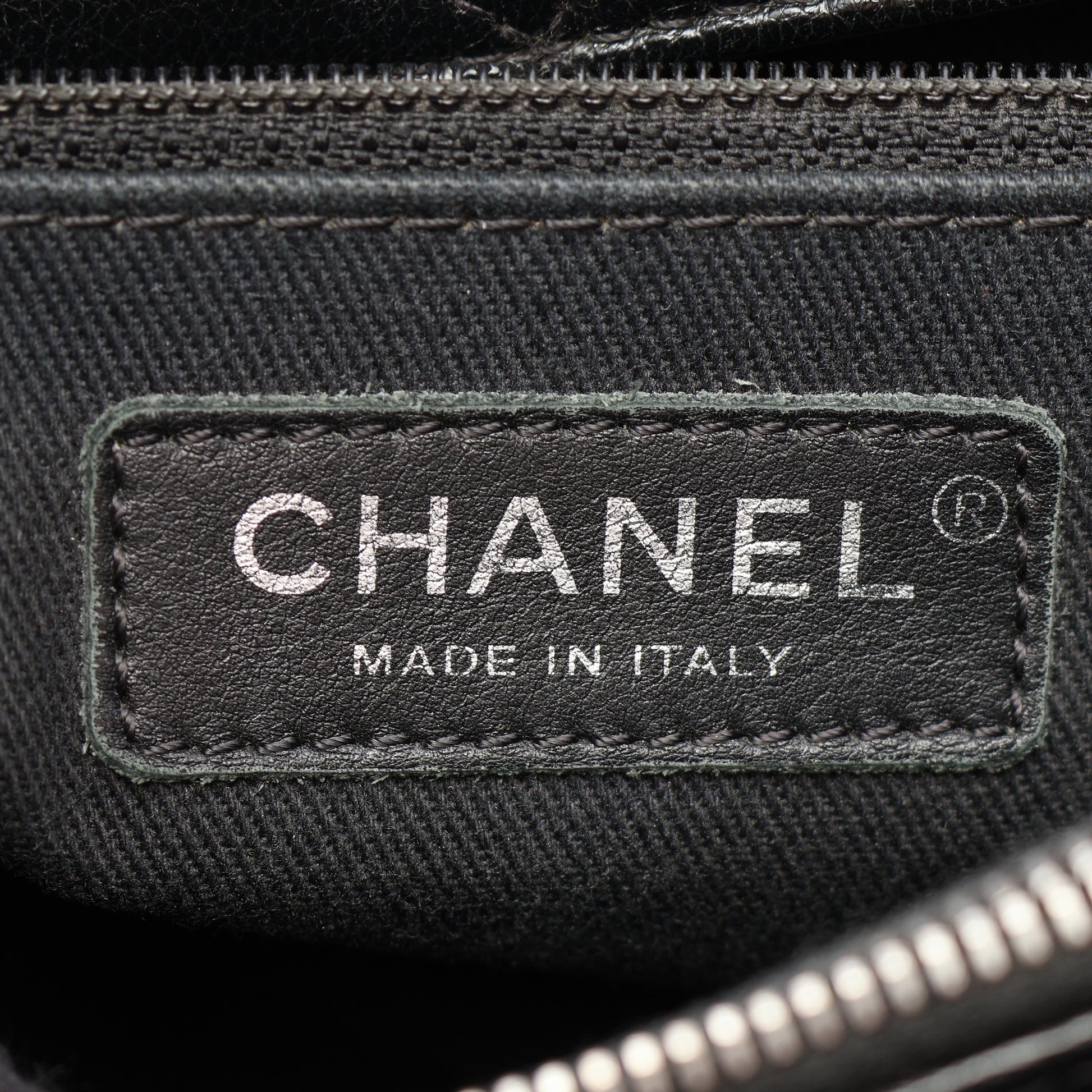 マトラッセ チェーンショルダーバッグ チェーントートバッグ レザー ブラック シルバー金具 シャネル バッグ CHANEL