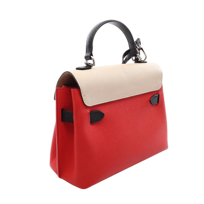ロックミーエヴァーBB クオーツ カブキ 2WAY ハンドバッグ レザー アイボリー レッド ブラック ルイヴィトン バッグ LOUIS VUITTON