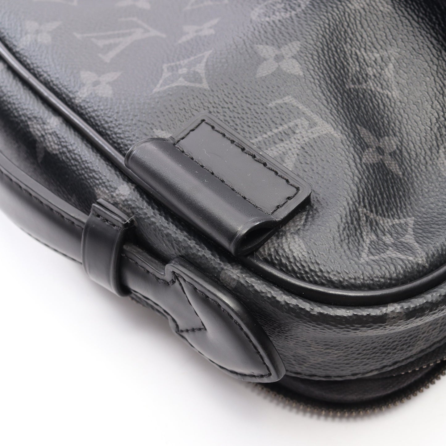 バムバッグ モノグラムエクリプス ボディバッグ ウエストバッグ PVC レザー ブラック ルイヴィトン バッグ LOUIS VUITTON