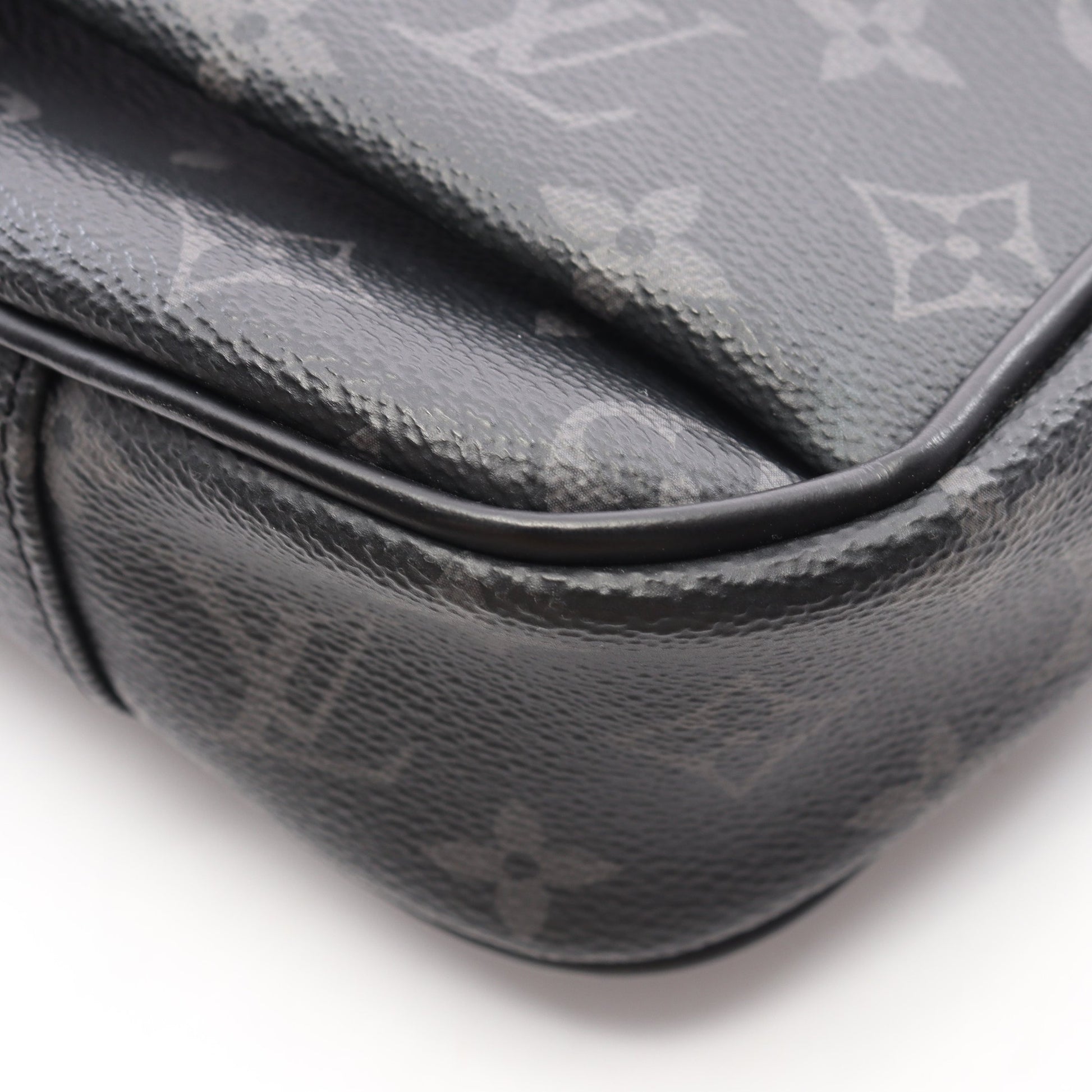 バムバッグ モノグラムエクリプス ボディバッグ ウエストバッグ PVC レザー ブラック ルイヴィトン バッグ LOUIS VUITTON