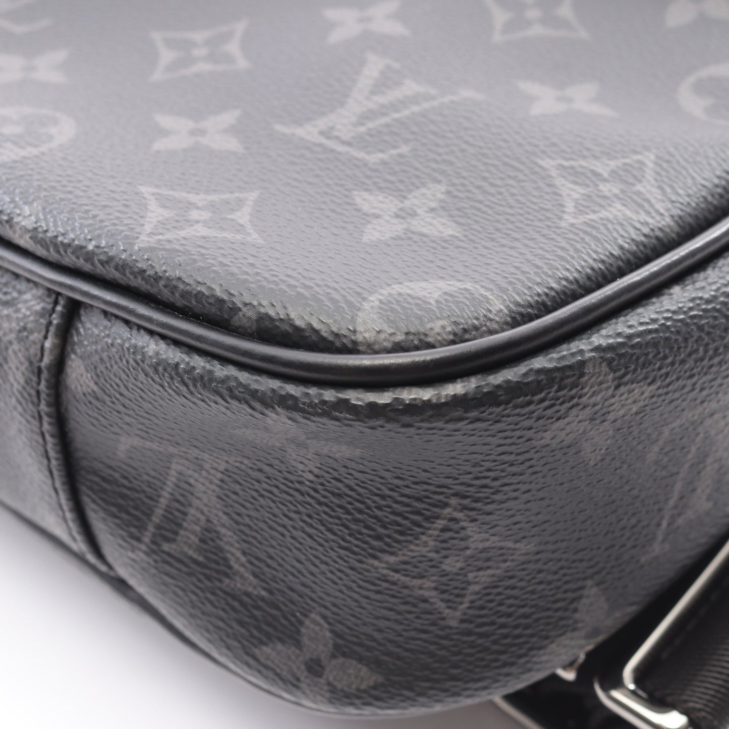 バムバッグ モノグラムエクリプス ボディバッグ ウエストバッグ PVC レザー ブラック ルイヴィトン バッグ LOUIS VUITTON