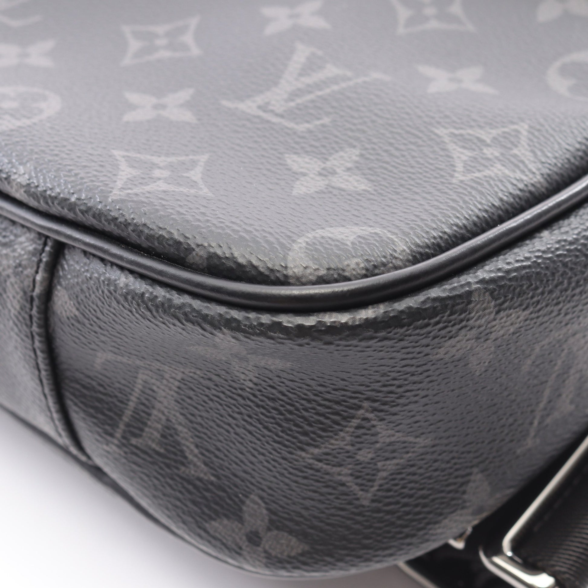 バムバッグ モノグラムエクリプス ボディバッグ ウエストバッグ PVC レザー ブラック ルイヴィトン バッグ LOUIS VUITTON