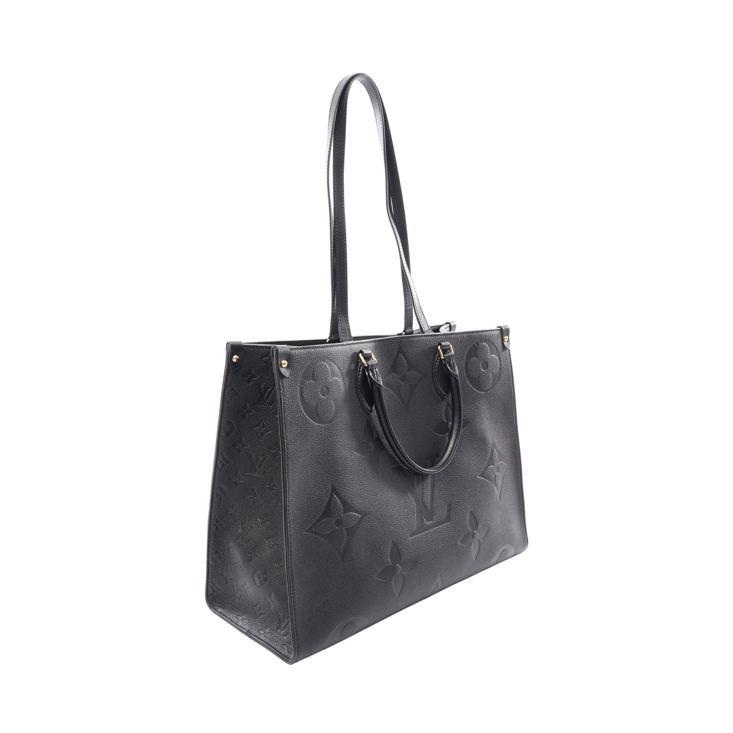 オンザゴーGM モノグラムアンプラント ノワール 2WAY ショルダーバッグ トートバッグ レザー ブラック ルイヴィトン バッグ LOUIS VUITTON