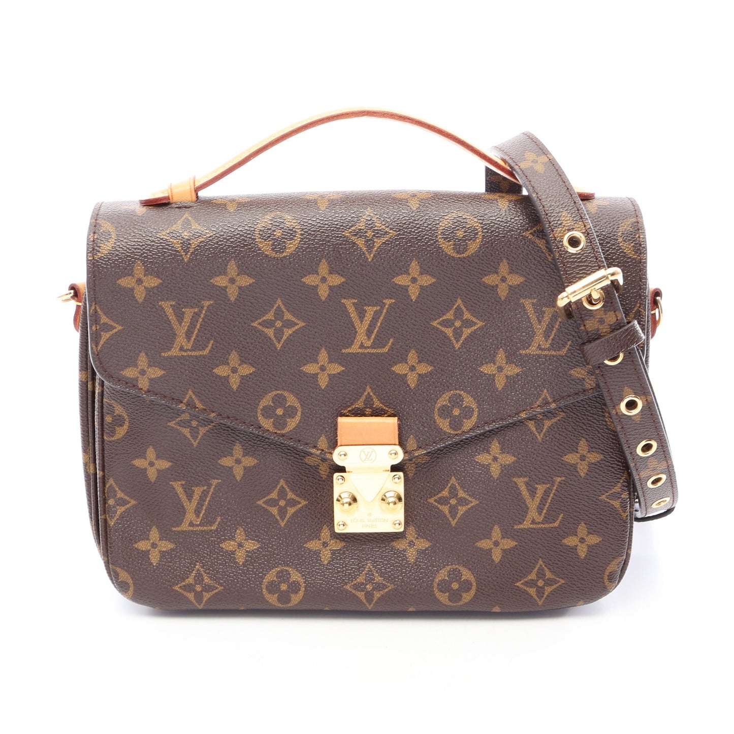 ポシェット メティス MM モノグラム 2WAY ハンドバッグ PVC レザー ブラウン ルイヴィトン バッグ LOUIS VUITTON