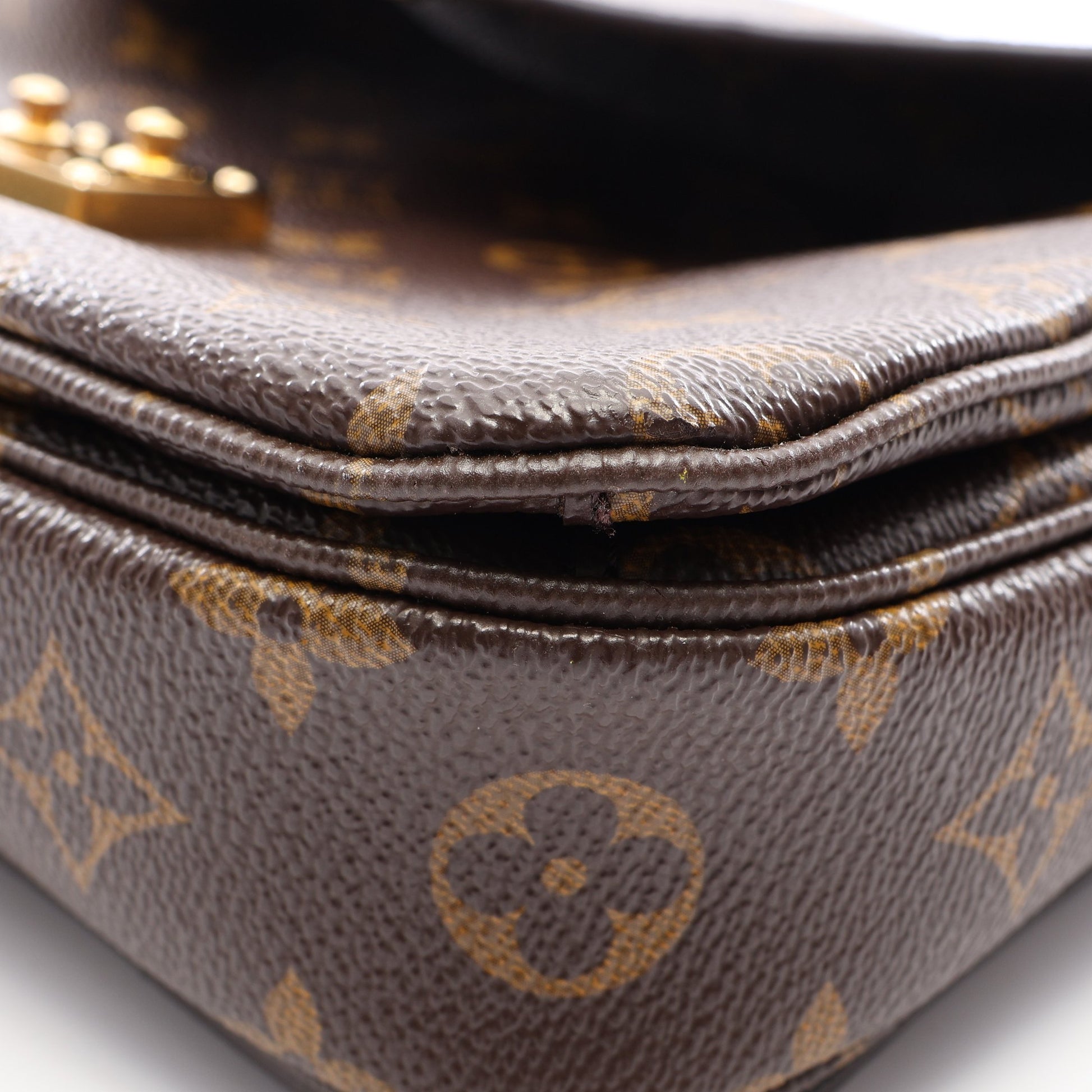 ポシェット メティス MM モノグラム 2WAY ハンドバッグ PVC レザー ブラウン ルイヴィトン バッグ LOUIS VUITTON