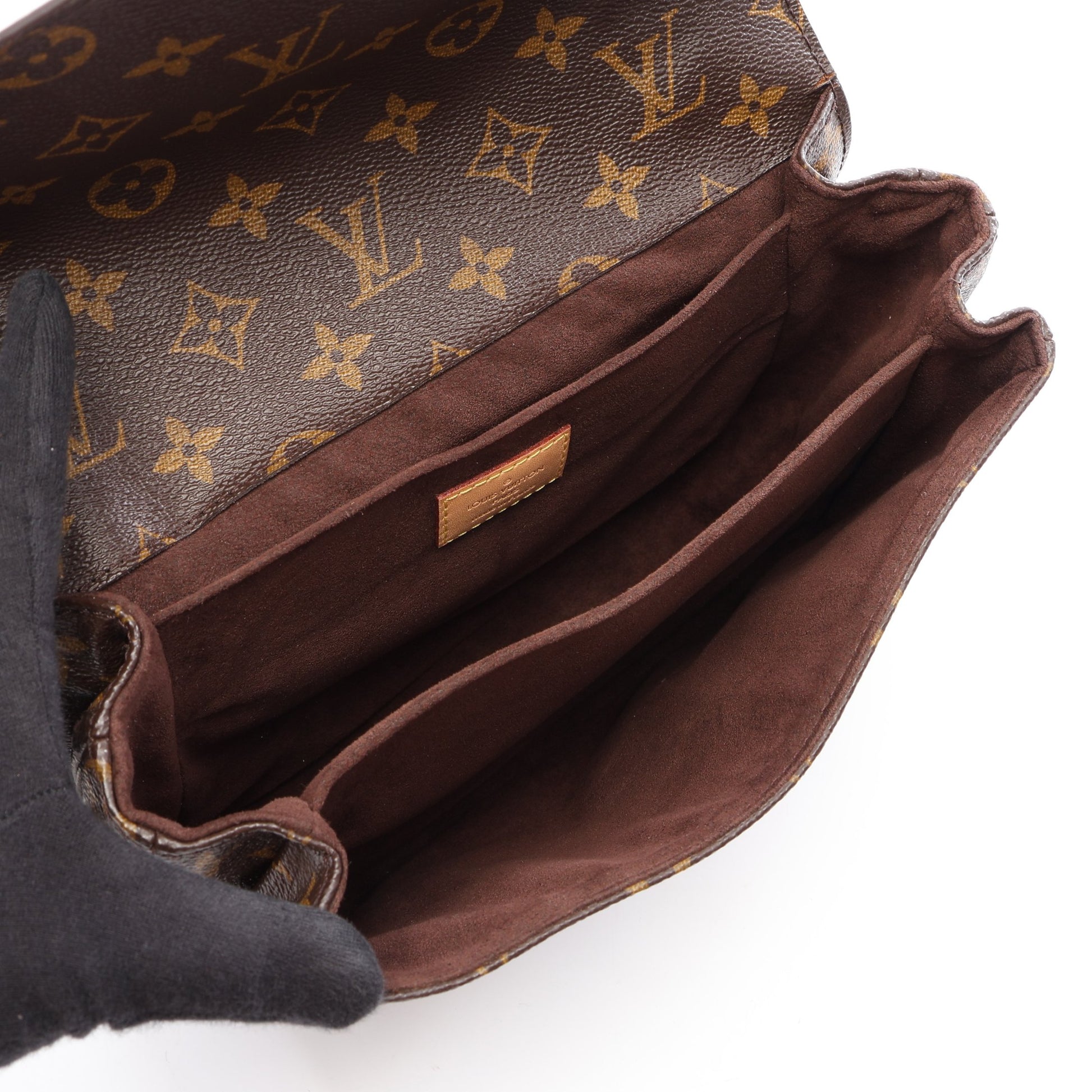 ポシェット メティス MM モノグラム 2WAY ハンドバッグ PVC レザー ブラウン ルイヴィトン バッグ LOUIS VUITTON