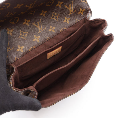 ポシェット メティス MM モノグラム 2WAY ハンドバッグ PVC レザー ブラウン ルイヴィトン バッグ LOUIS VUITTON