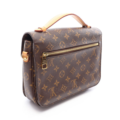 ポシェット メティス MM モノグラム 2WAY ハンドバッグ PVC レザー ブラウン ルイヴィトン バッグ LOUIS VUITTON