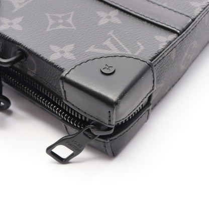ソフトトランク ウォレット モノグラムエクリプス ショルダーウォレット PVC レザー ブラック ルイヴィトン バッグ LOUIS VUITTON