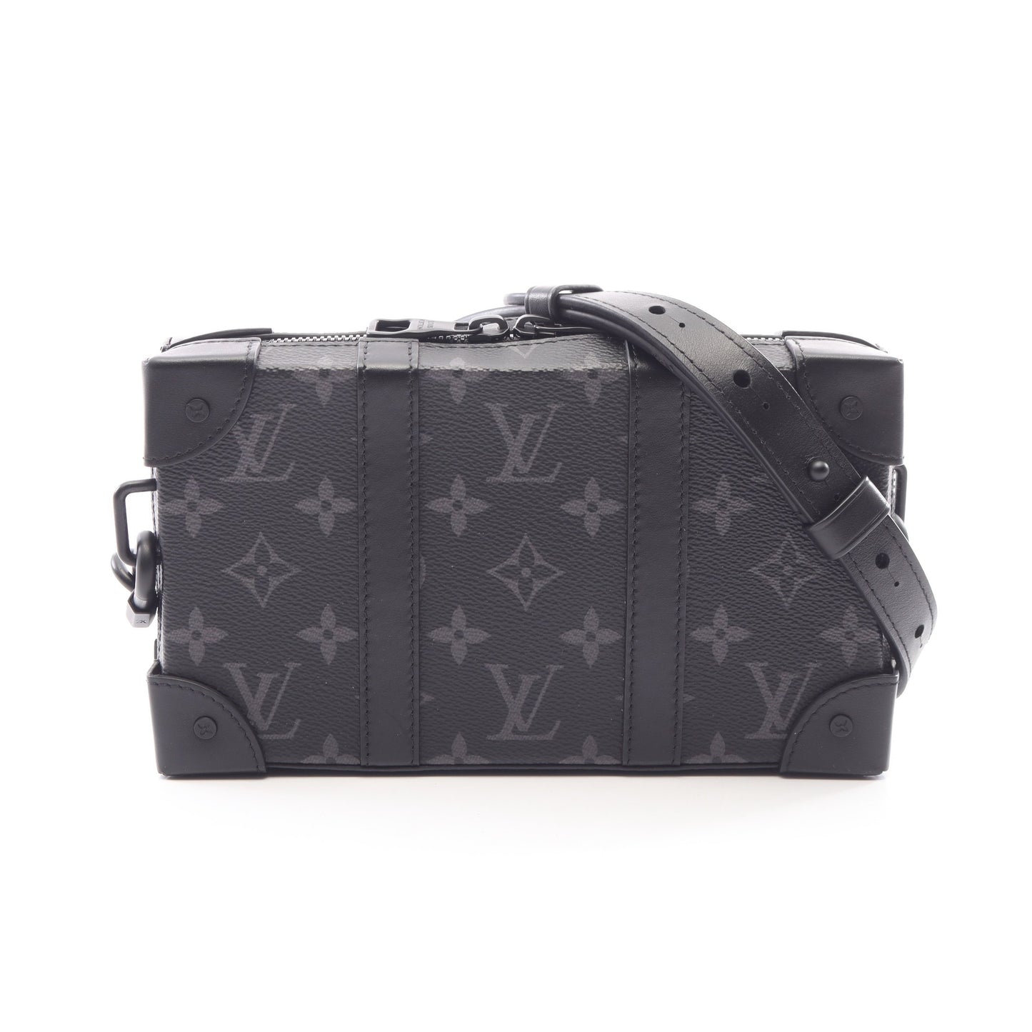 ソフトトランク ウォレット モノグラムエクリプス ショルダーウォレット PVC レザー ブラック ルイヴィトン バッグ LOUIS VUITTON