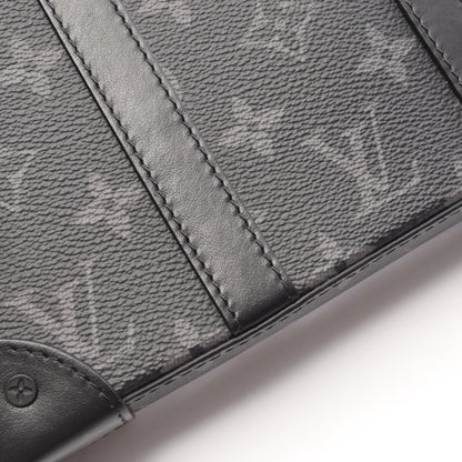 ソフトトランク ウォレット モノグラムエクリプス ショルダーウォレット PVC レザー ブラック ルイヴィトン バッグ LOUIS VUITTON